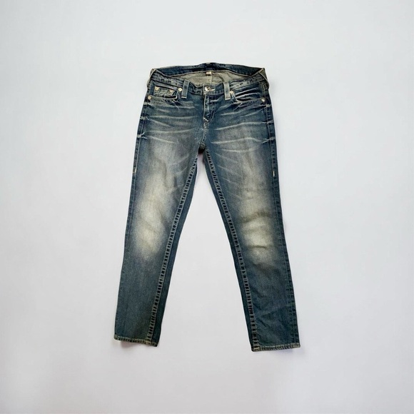 True Religion size 27 Blue Denim Jeans.Please see last picture for measurements. - Picture 1 of 8